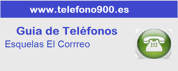 Telefono de  Esquelas El Corrreo